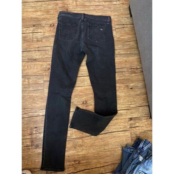 Rag  Bone Womens Denim Stretchable Skinny Jeans Black Size 27 - Picture 2 of 5